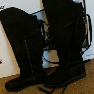 Black boots